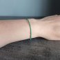 Malachite Round 2mm Smooth beads adjustable stacking bracelet | STK-4534