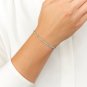 Amazonite Round 2mm Faceted beads adjustable stacking bracelet | STK-0061