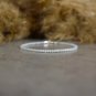 Amazonite Round 2mm Faceted beads adjustable stacking bracelet | STK-0091