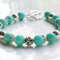 Amazonite Round 10mm Smooth beads adjustable stacking bracelet | STK-0112