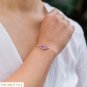 Amethyst Fancy 2-4mm Smooth beads adjustable stacking bracelet | STK-0193