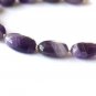Amethyst Oval 6x10mm Smooth beads adjustable stacking bracelet | STK-0215