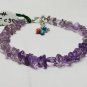 Amethyst Fancy 3-7mm Smooth beads adjustable stacking bracelet | STK-0240