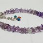 Amethyst Fancy 3-7mm Smooth beads adjustable stacking bracelet | STK-0240