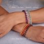 Aventurine Round 6mm Smooth beads adjustable stacking bracelet | STK-0976