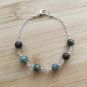 Bloodstone Round 6mm Smooth beads adjustable stacking bracelet | STK-1499