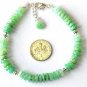 Chrysoprase Tyre 6mm Smooth beads adjustable stacking bracelet | STK-2082