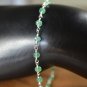Emerald Round 3.5mm Faceted beads adjustable stacking bracelet | STK-2513
