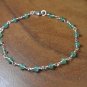 Emerald Round 3.5mm Faceted beads adjustable stacking bracelet | STK-2513