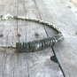 Labradorite Tyre 8mm Smooth beads adjustable stacking bracelet | STK-3861