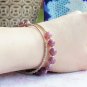 Lepidolite Round 8mm Smooth beads adjustable stacking bracelet | STK-4462