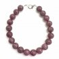 Lepidolite Round 8mm Smooth beads adjustable stacking bracelet | STK-4465