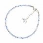Moonstone Round 2mm Faceted beads adjustable stacking bracelet | STK-4594