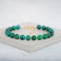 Chrysocolla Round 8mm Smooth beads adjustable stacking bracelet | STK-2023