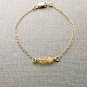 Citrine Rondelle 3mm Faceted beads adjustable stacking bracelet | STK-2120