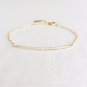 Citrine Rondelle 2mm Faceted beads adjustable stacking bracelet | STK-2131