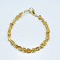 Citrine Tumble  4-7mm Smooth beads adjustable stacking bracelet | STK-2151