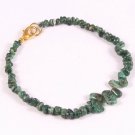 Emerald Tumble  3-6mm Smooth beads adjustable stacking bracelet | STK-2498
