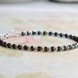 Hematite Round 3.5mm Faceted beads adjustable stacking bracelet | STK-3492