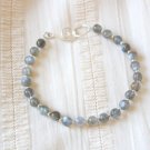 Labradorite Round 6mm Smooth beads adjustable stacking bracelet | STK-3860