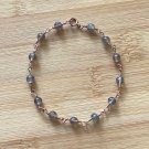 Labradorite Round 4mm Smooth beads adjustable stacking bracelet | STK-3868