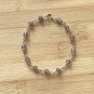 Labradorite Round 4mm Smooth beads adjustable stacking bracelet | STK-3868
