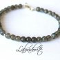 Labradorite Round 6mm Smooth beads adjustable stacking bracelet | STK-3885