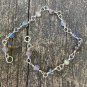Labradorite Round 5mm Smooth beads adjustable stacking bracelet | STK-3928