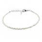 Prehnite Round 2.5mm Faceted beads adjustable stacking bracelet | STK-5148