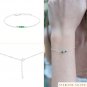 Aventurine Round 2-4mm Smooth beads adjustable stacking bracelet | STK-0969