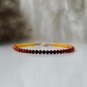 Baltic Amber Round 3mm Smooth beads adjustable stacking bracelet | STK-0998