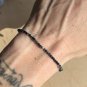 Dumortierite Round 3mm Smooth beads adjustable stacking bracelet | STK-2390