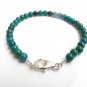 Green Eliate Round 5mm Smooth beads adjustable stacking bracelet | STK-3301