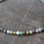 Indian Agate Round 3mm Smooth beads adjustable stacking bracelet | STK-3658