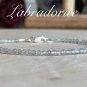 Labradorite Round 3mm Faceted beads adjustable stacking bracelet | STK-3845
