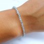 Labradorite Round 3mm Faceted beads adjustable stacking bracelet | STK-3912