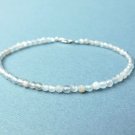 Labradorite Round 3mm Faceted beads adjustable stacking bracelet | STK-3927
