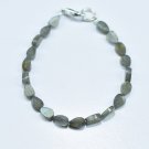 Labradorite Pear 6x4mm Smooth beads adjustable stacking bracelet | STK-3995
