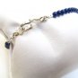 Lapis Lazuli Round 3mm Smooth beads adjustable stacking bracelet | STK-4239