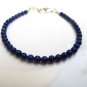 Lapis Lazuli Round 3mm Smooth beads adjustable stacking bracelet | STK-4239