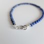 Lapis Lazuli Round 4mm Smooth beads adjustable stacking bracelet | STK-4241