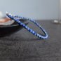 Lapis Lazuli Round 3mm Smooth beads adjustable stacking bracelet | STK-4242