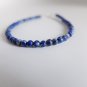 Lapis Lazuli Round 3mm Smooth beads adjustable stacking bracelet | STK-4242