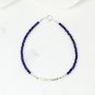 Lapis Lazuli Round 2mm Smooth beads adjustable stacking bracelet | STK-4297
