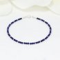 Lapis Lazuli Round 2mm Smooth beads adjustable stacking bracelet | STK-4300