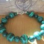 Malachite Round 4-10mm Smooth beads adjustable stacking bracelet | STK-4518