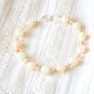 Multi Jade Round 4-6mm Smooth beads adjustable stacking bracelet | STK-4779