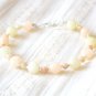Multi Jade Round 4-6mm Smooth beads adjustable stacking bracelet | STK-4779