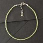Peridot Round 2-2.5mm Faceted beads adjustable stacking bracelet | STK-5036