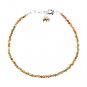 Unakite Round 2-2.5mm Faceted beads adjustable stacking bracelet | STK-5586